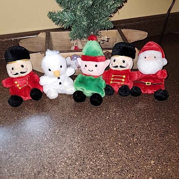 Lot of 5 christmas palm pals - Picture 1 of 2